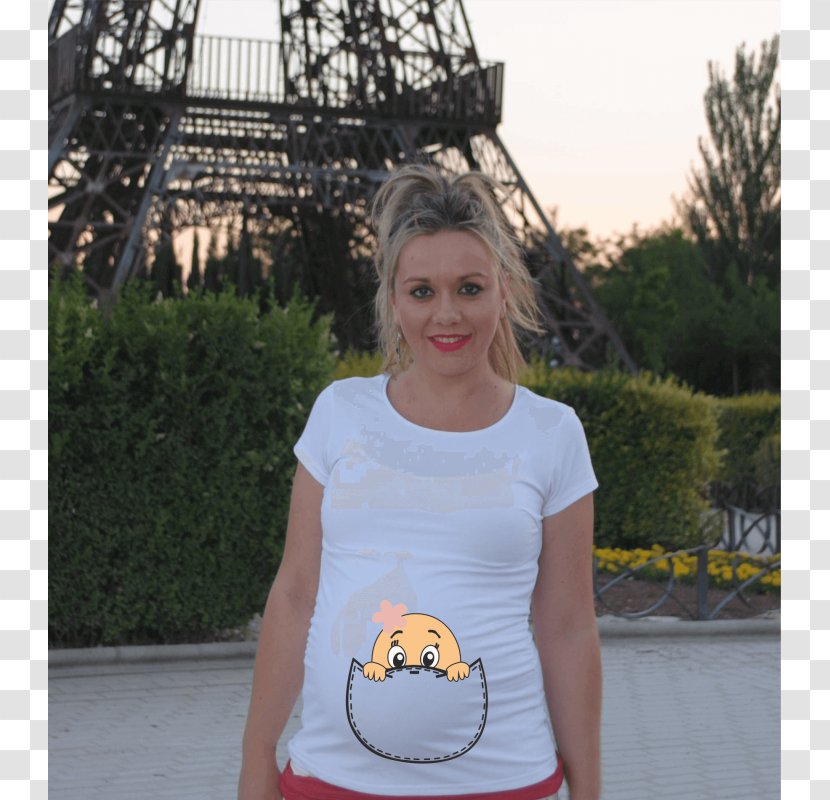 T-shirt Sleeve Pregnancy Child - Premama Transparent PNG