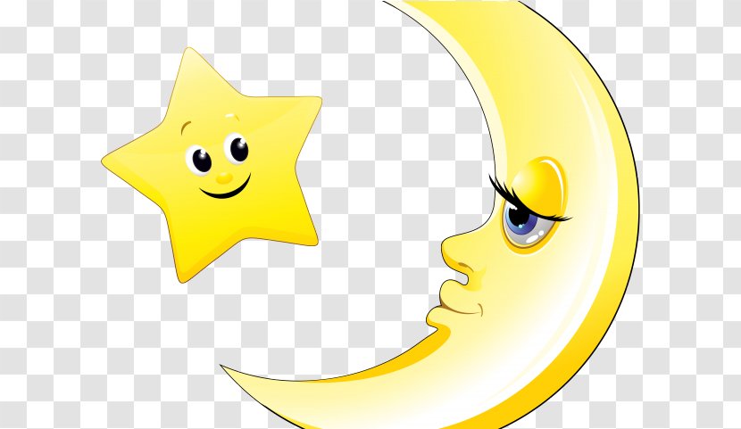 Moon Art - Emoticon - Symbol Star Transparent PNG