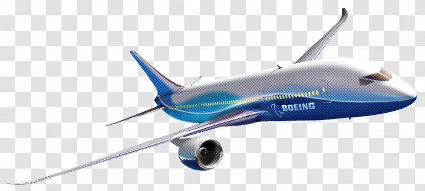 Airplane Airline Air Travel Airliner Aircraft - Aviation - Widebody Vehicle Transparent PNG