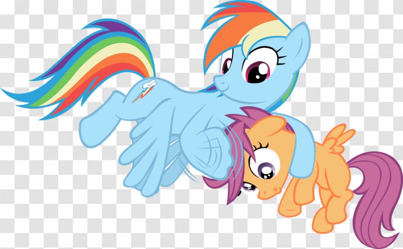 Rainbow Dash Scootaloo My Little Pony - Watercolor Transparent PNG