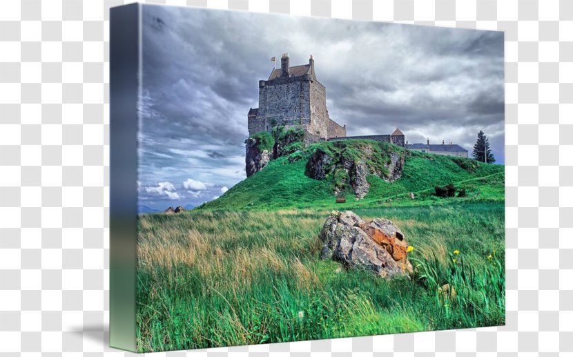 Duart Castle Painting Waterfall Madagascar Post Cards Transparent PNG