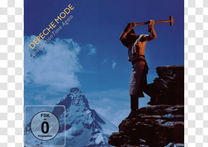 Construction Time Again The Best Of Depeche Mode Volume 1 LP Record Phonograph - Cartoon - Three Sounds All Tracks Remastered Transparent PNG