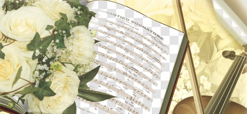 Floral Design Icon - Wedding - Violin World Transparent PNG