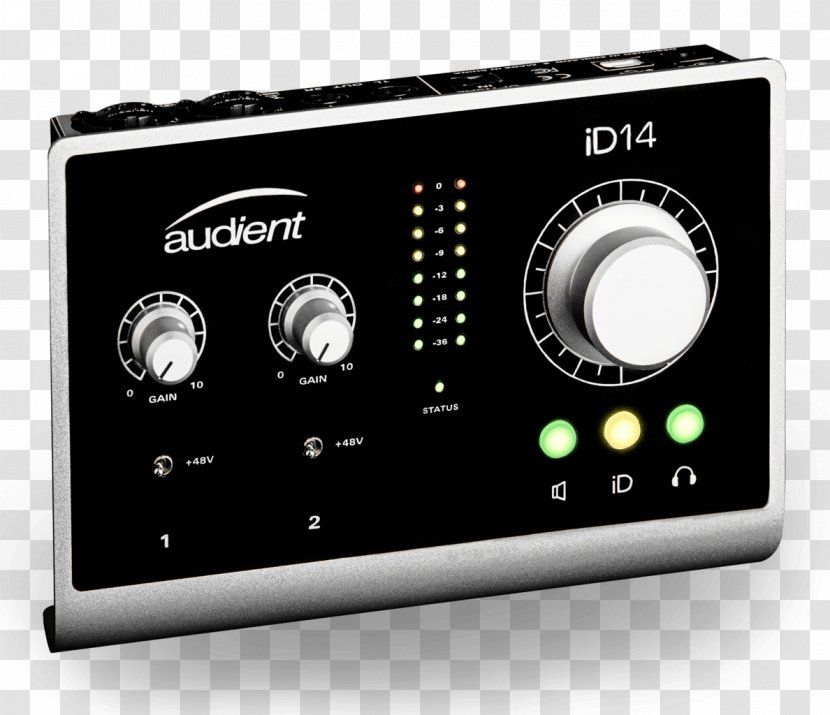 Microphone Preamplifier Audient ID14 Audio - Technology - Straightthree Engine Transparent PNG
