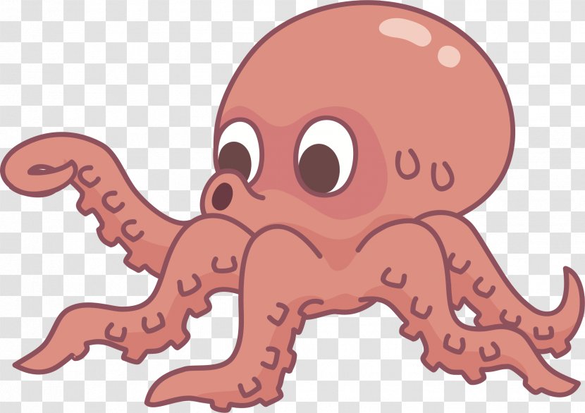 Octopus Cartoon Clip Art - Heart - Octapus Transparent PNG