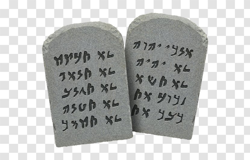 Hebrew Bible Tablets Of Stone Ten Commandments Judaism Transparent PNG