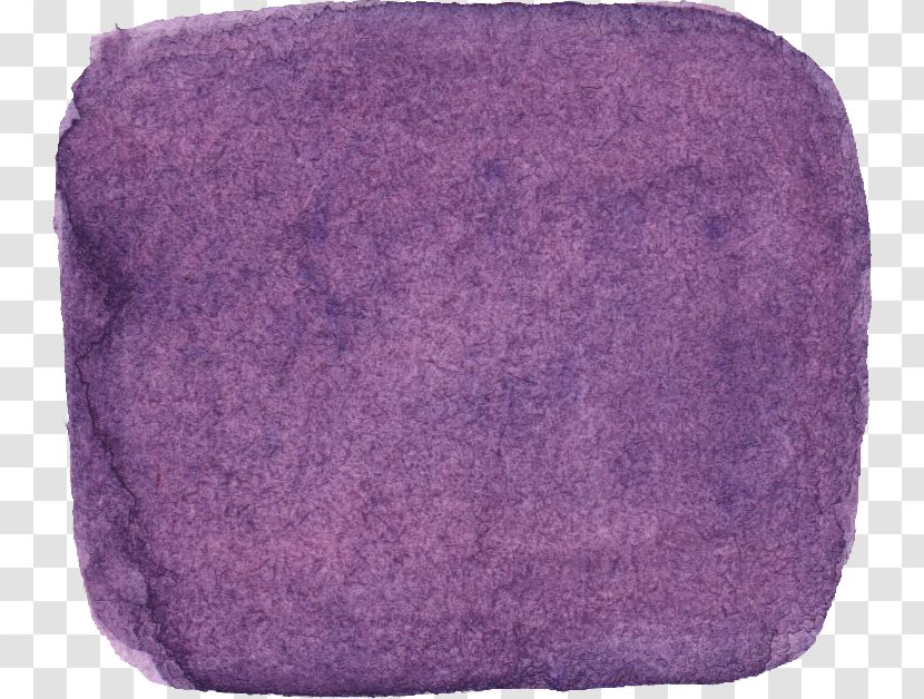 Purple Watercolor Painting Square Lavender - Violet Transparent PNG