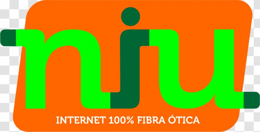 Optical Fiber Technology Logo NIUFIBRA - Yellow Transparent PNG