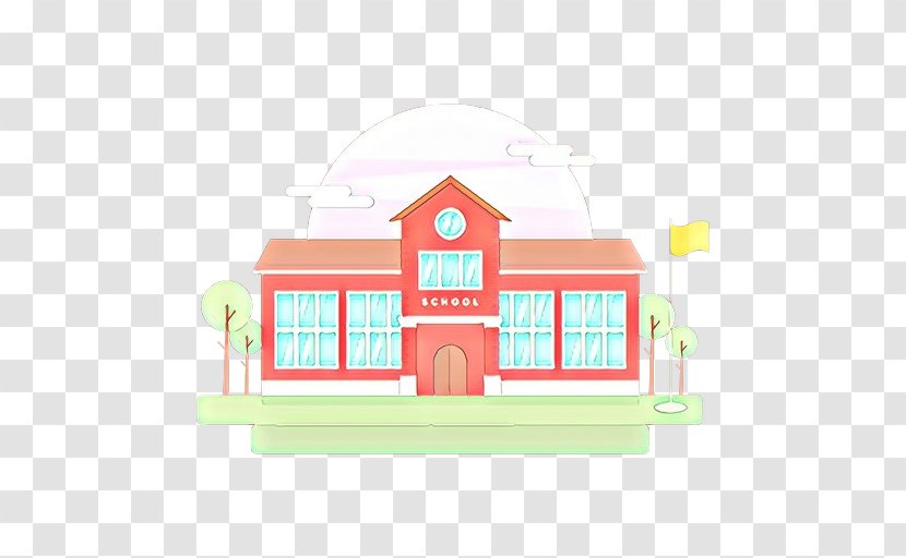 House Property Pink Home Facade - Real Estate Architecture Transparent PNG