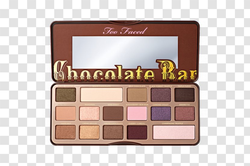 Too Faced Chocolate Bar Bonbon White Matte Chip Eye Shadow Palette - Confectionery Transparent PNG