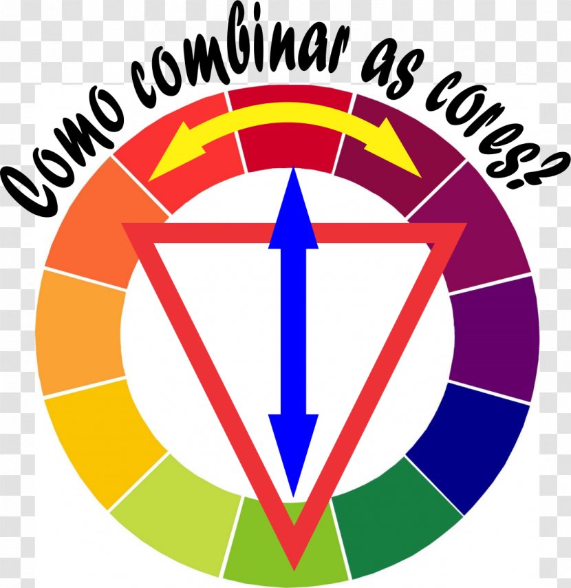 Color Wheel Theory Light Red - Area Transparent PNG