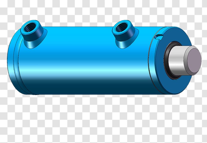 Hydraulic Cylinder Hydraulics Single- And Double-acting Cylinders Drive System - CILINDRO Transparent PNG