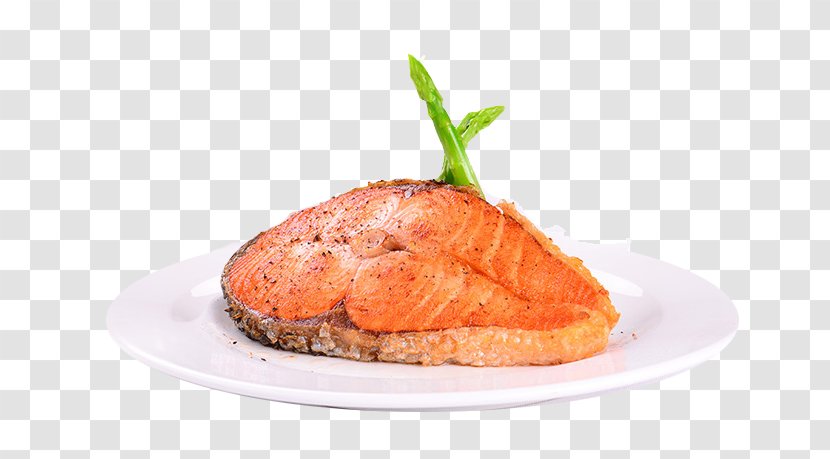 Smoked Salmon Dish Poisson Distribution Fish Seafood - A Transparent PNG
