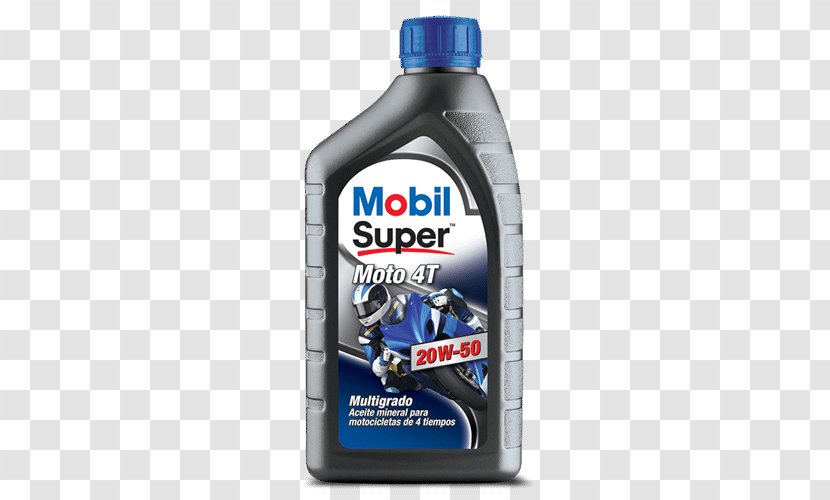 Motorcycle ExxonMobil Motor Oil Lubricant - Mobil Transparent PNG