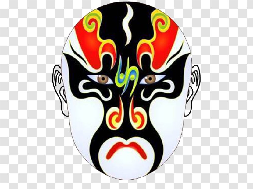 Tattoo Peking Opera Body Painting Clip Art - Creative Painted Face Transparent PNG
