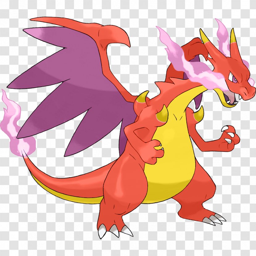 Pokémon X And Y FireRed LeafGreen Red Blue Ruby Sapphire Omega Alpha - Art - Dragon Transparent PNG