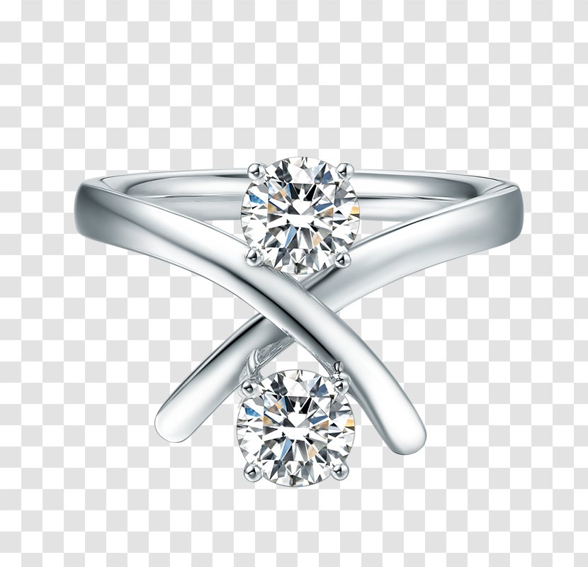 Chow Tai Fook Jewellery Diamond Ring Gold - Body Transparent PNG