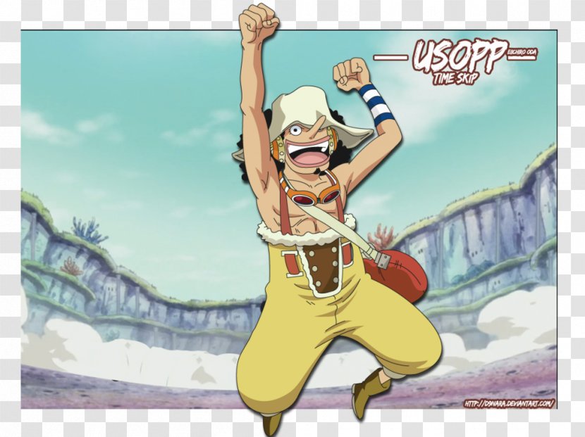 Usopp Character One Piece Timeskip - Watercolor Transparent PNG