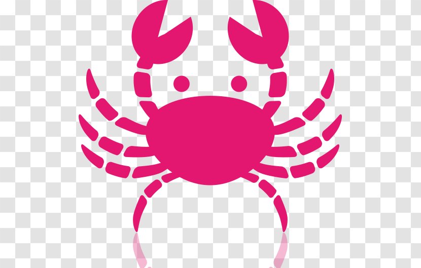 Crab Seafood Clip Art - Magenta Transparent PNG