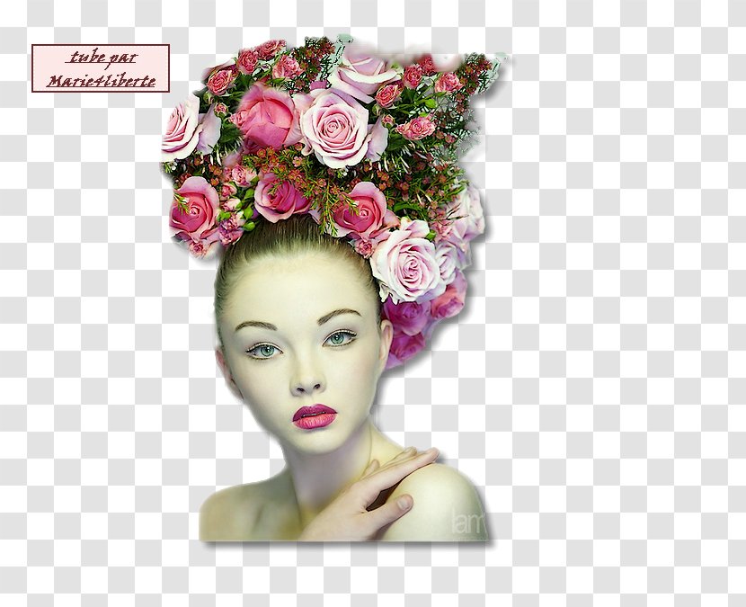 Headpiece Floral Design Fashion Flower Headgear - Crown Transparent PNG