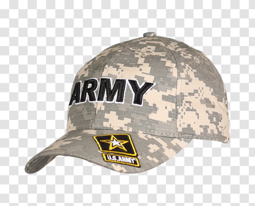 Baseball Cap United States Army Military Camouflage Transparent PNG