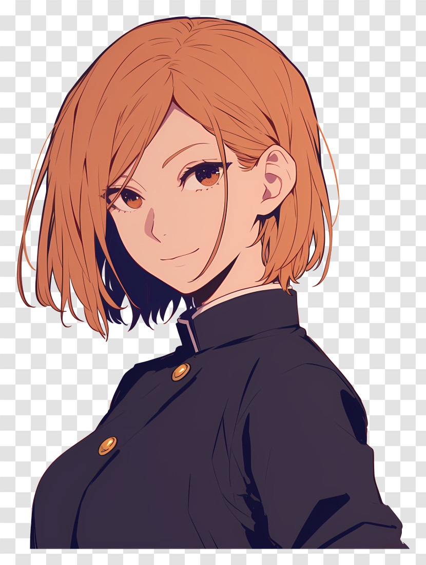Nobara Kugisaki - Anime Girl In Uniform Transparent PNG