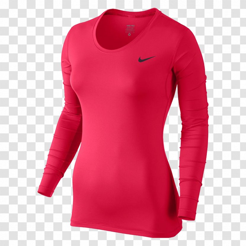 Long-sleeved T-shirt Nike Clothing - Woman Transparent PNG