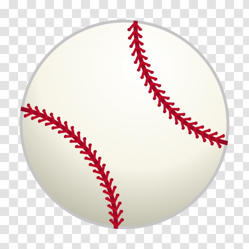 Baseball Sport Sticker Cricket Balls - Christmas Ornament - Circular Design Transparent PNG
