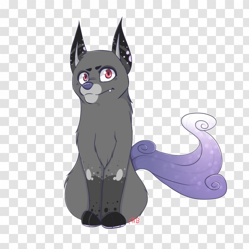 Whiskers Black Cat Horse Dog - Kitten Transparent PNG