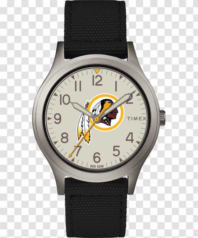 Watch Denver Broncos Strap Timex Group USA, Inc. Quartz Clock - Washington Redskins Transparent PNG