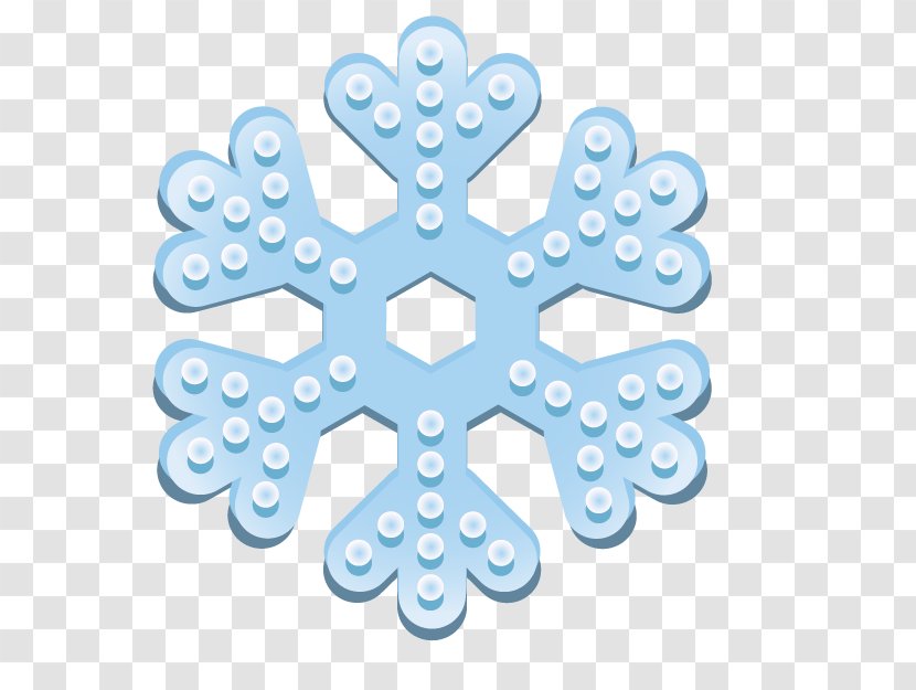 Blue Snowflake Icon Transparent PNG