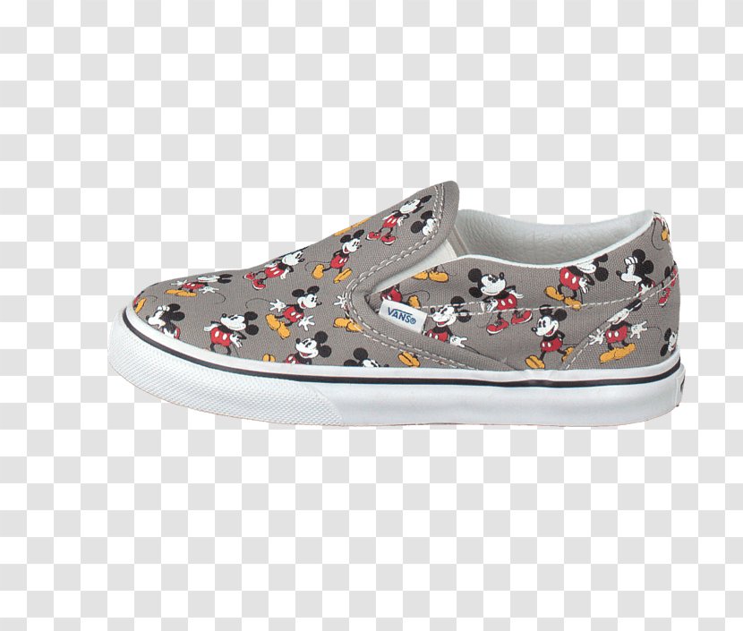 Sneakers Mickey Mouse Skate Shoe VANS Men's CLASSIC SLIP-ON - Espadrille Transparent PNG