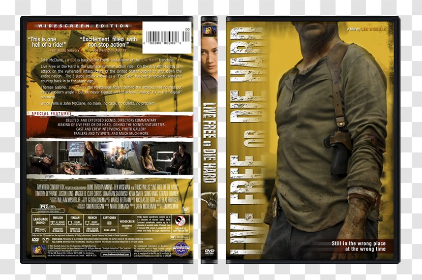 Poster DVD Cover Art 0 Email - Die Hard Transparent PNG