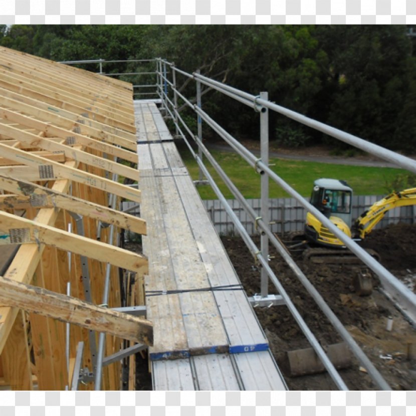 Roof Architectural Engineering Scaffolding Plank Scaffold Hire - Handrail - Ladder Transparent PNG