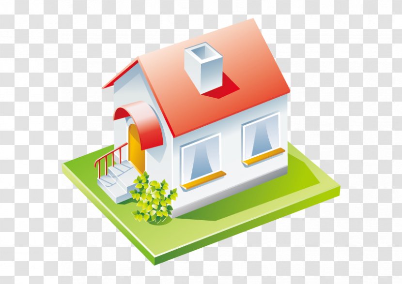 Property Tax Real Estate House Mortgage Loan - Vector Red Transparent PNG