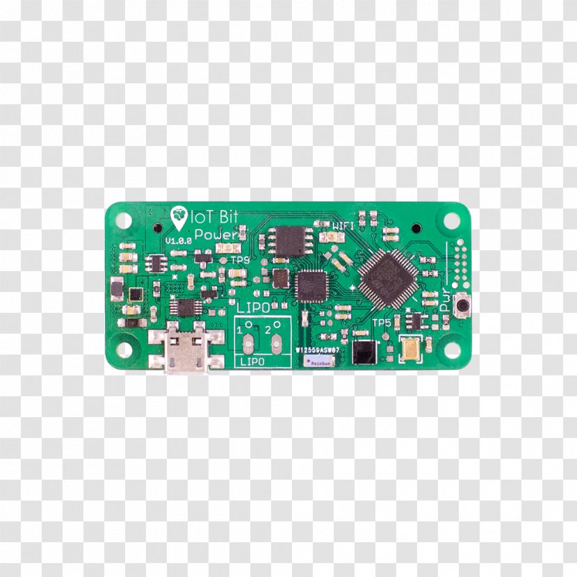 Microcontroller Mouser Electronics Computer Hardware Electronic Component - Circuit - External Sending Card Transparent PNG