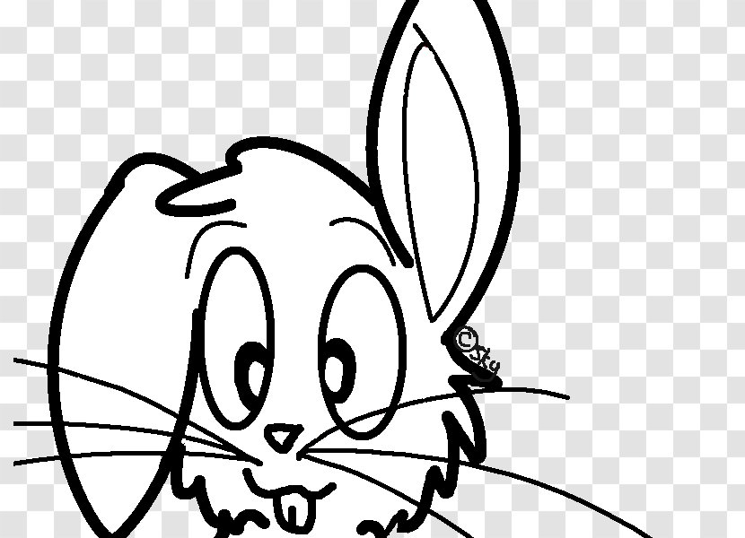 Cat Line Art Coloring Book Clip - Tree - Rabbit Transparent PNG