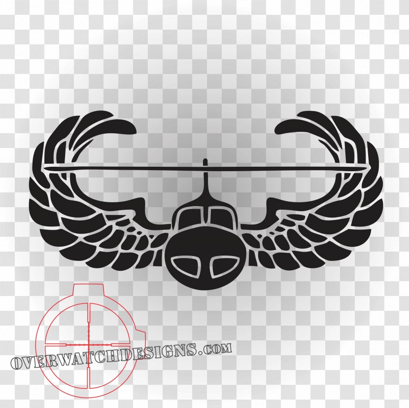 United States Army Air Assault School Airborne Badge Parachutist - Frame - Heart Transparent PNG