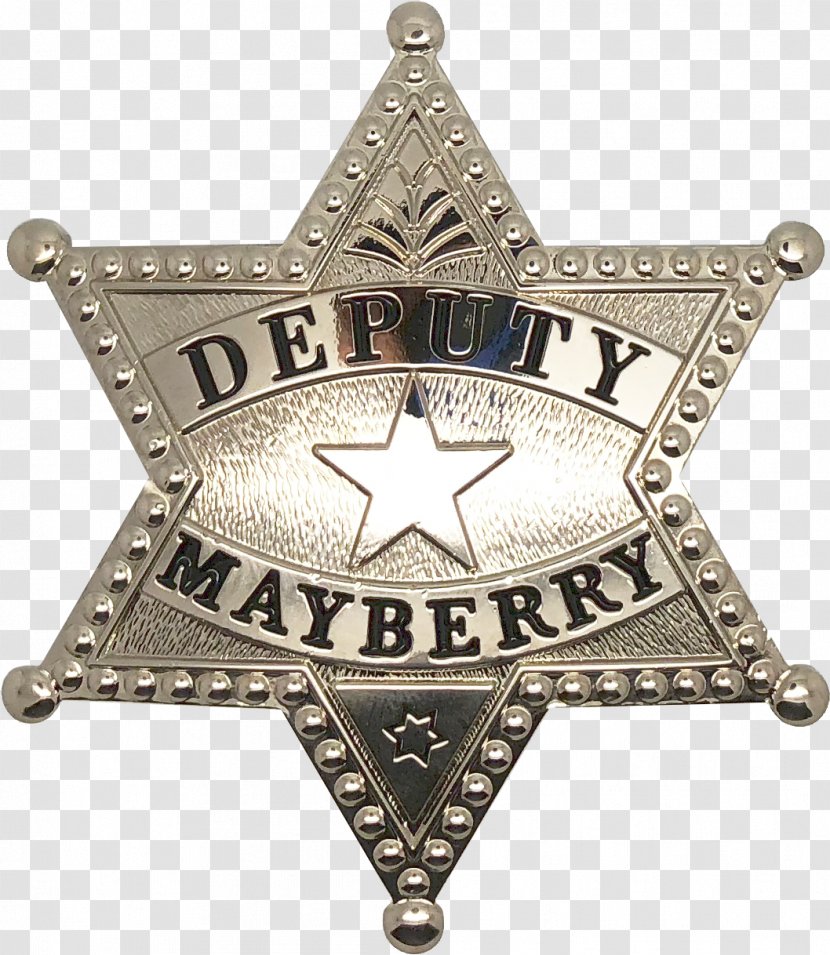 Mayberry Badge The Cop Shop Chicago Cook County Sheriff's Office Police Officer - Metal - Station Policeman Motorcycle Transparent PNG