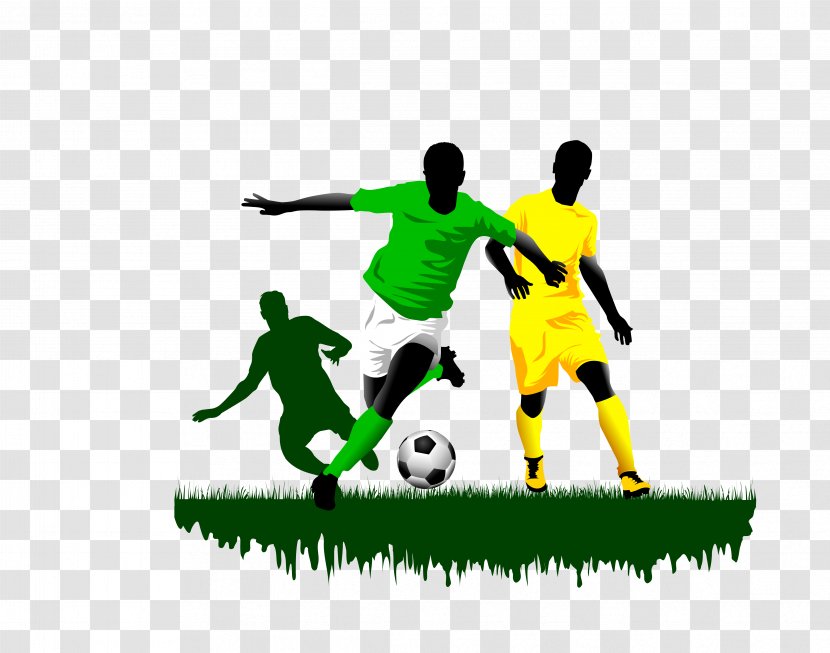 Football Player Kick - Logo - Silhouette Transparent PNG