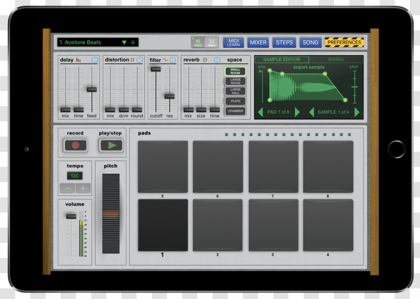 Drum Machine Drums IPad Ableton Live - Heart Transparent PNG