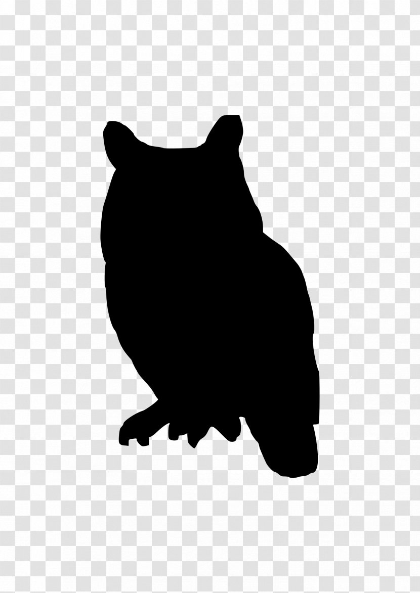 Owl Silhouette Clip Art - Dog Like Mammal Transparent PNG