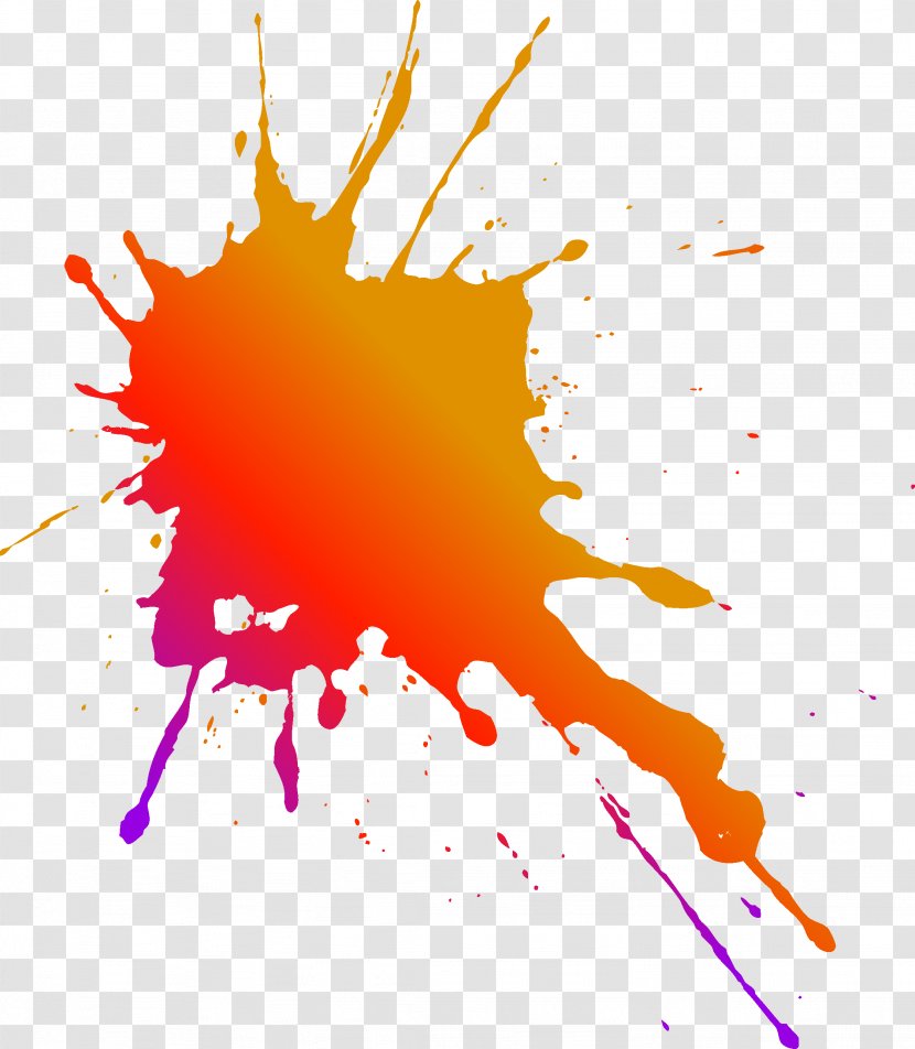 Graphic Design Free Content Clip Art - Yellow - Paint Splash Transparent PNG