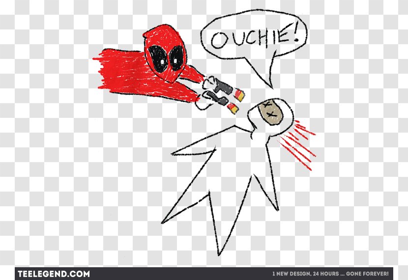 Deadpool Drawing Morale Patch Marvel Comics Image - Watercolor - Legend Transparent PNG