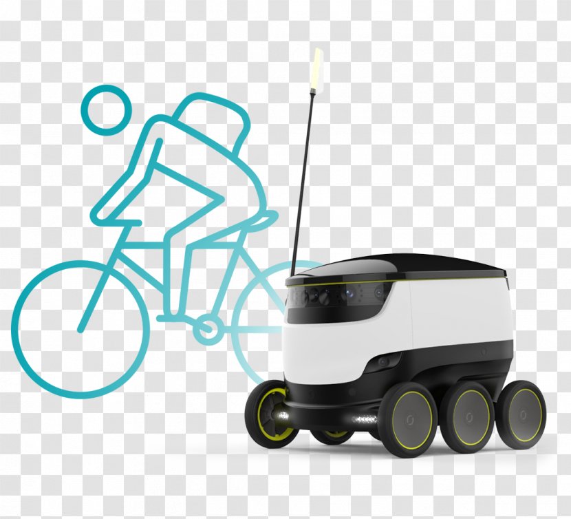 Autonomous Robot Delivery Car Mobile - Self-driving Transparent PNG