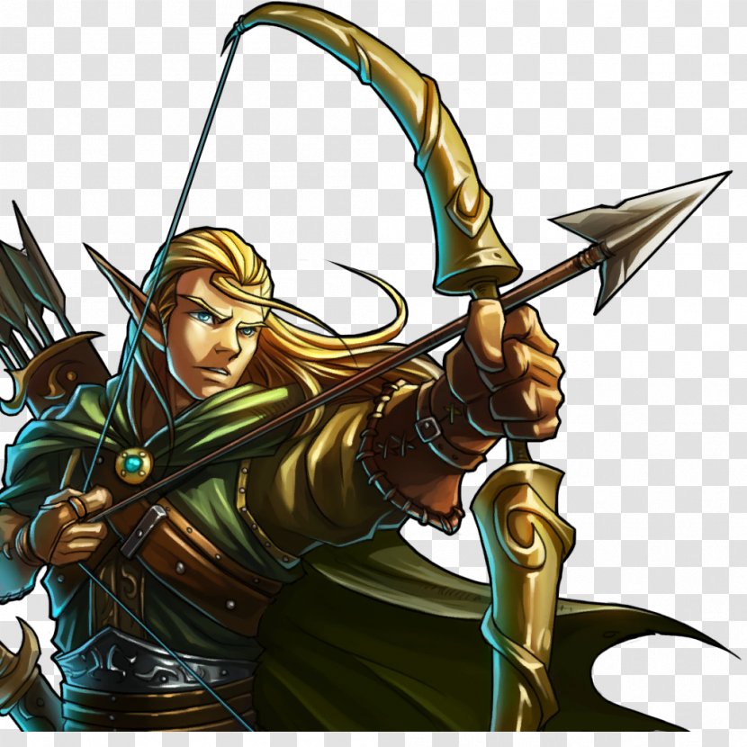 Sword Illustration Spear Ranged Weapon Fiction - Fictional Character Transparent PNG