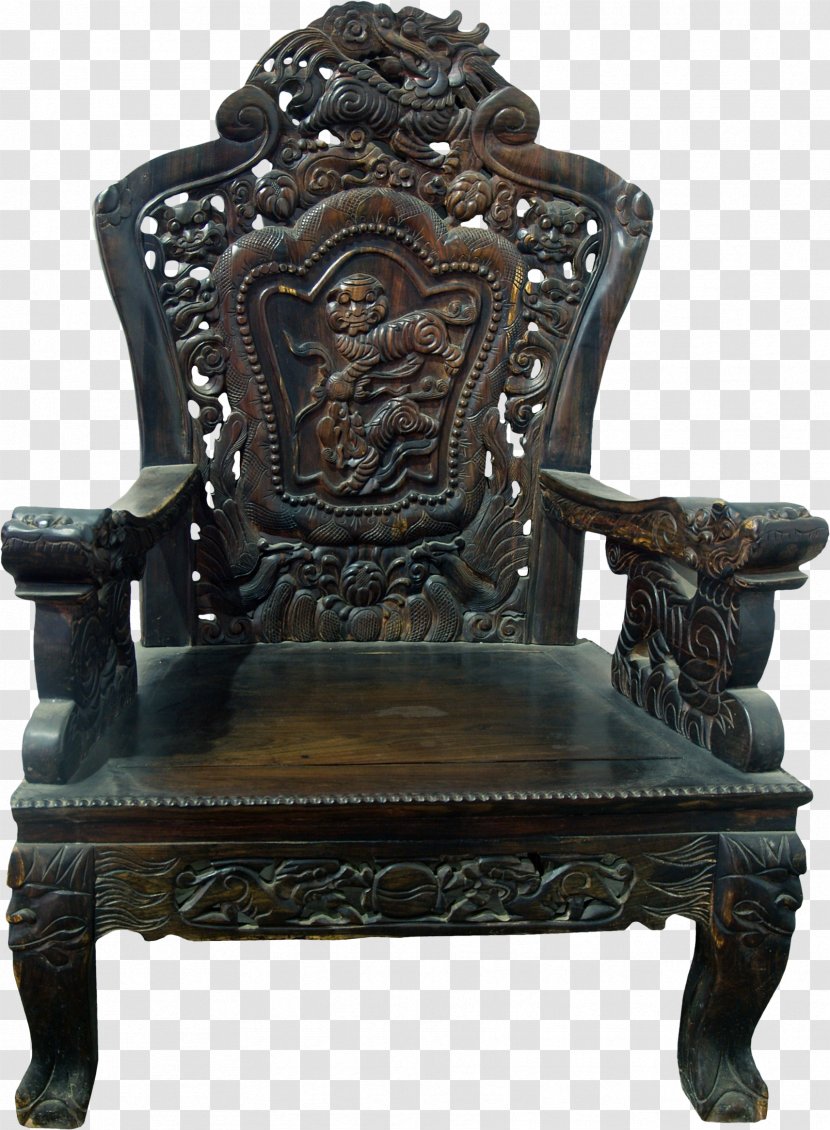 Chair Wood Carving Furniture - Office Desk Chairs - Table Transparent PNG