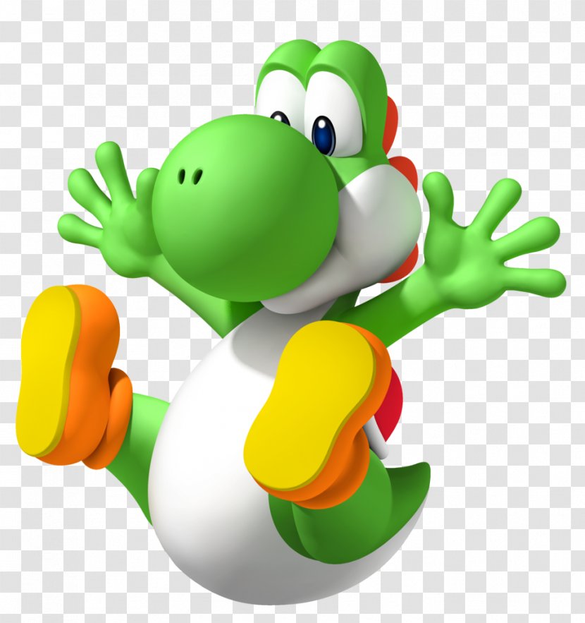 Mario & Yoshi Party 9 Super World Bros. - Frog Transparent PNG