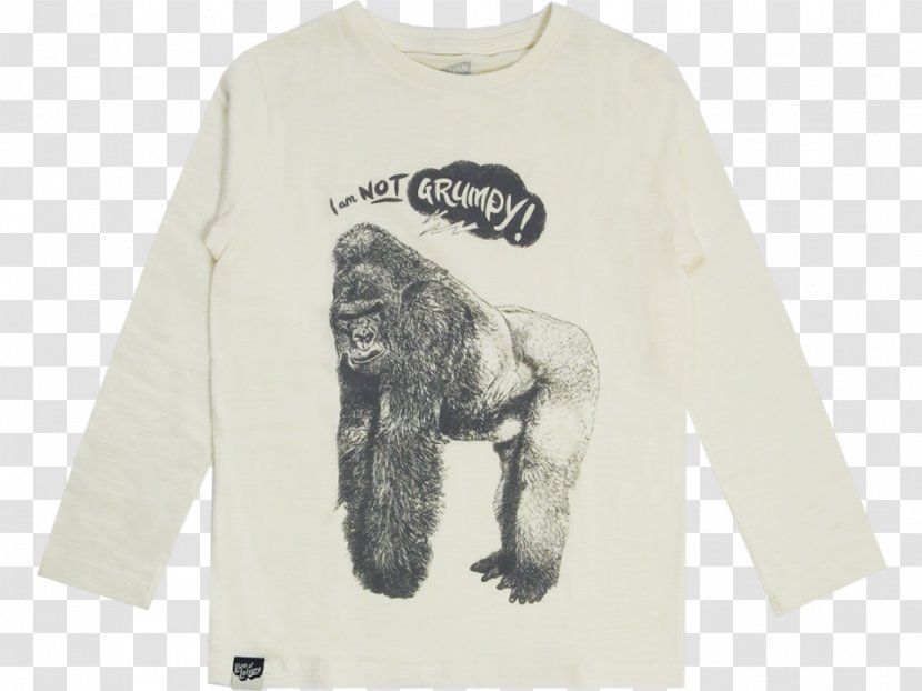 Long-sleeved T-shirt Outerwear Animal - Top Transparent PNG