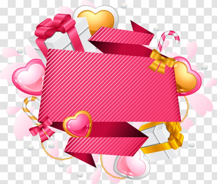 Fun Gift Element - Heart - Greeting Note Cards Transparent PNG